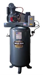 Saylor-Beall Pressure Lubricated 2 Stage, Electric Motor Vertical Tank Mounted 1.5-10HP