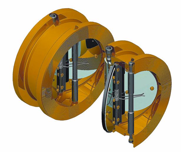 US Valve, 6" Flange, Check Valve, With Springs